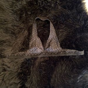 Free people black bralette size small